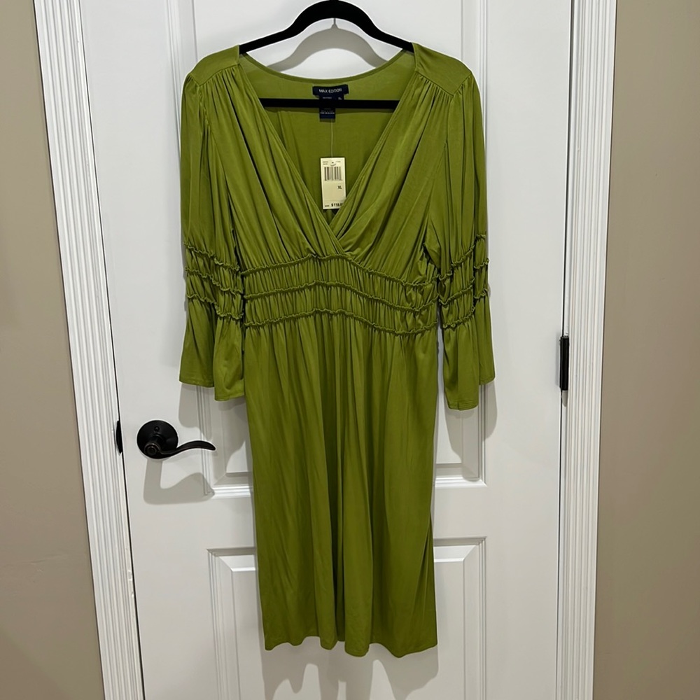 NWT Max Edition citron short dress